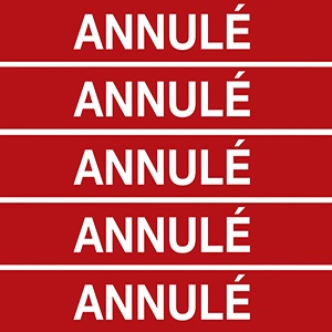 Manifestations annulées