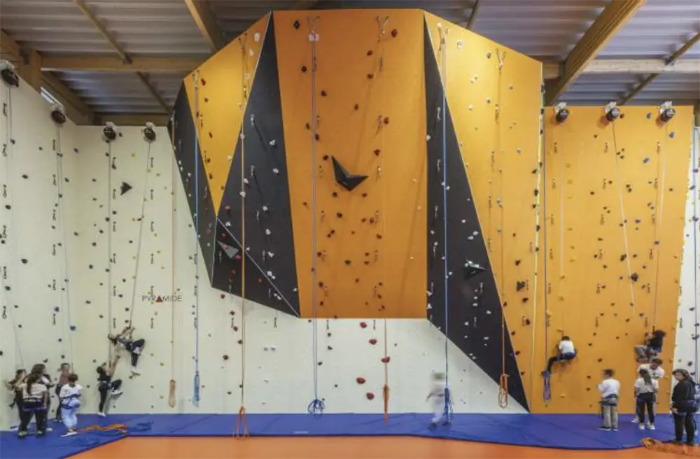 Mur d'escalade