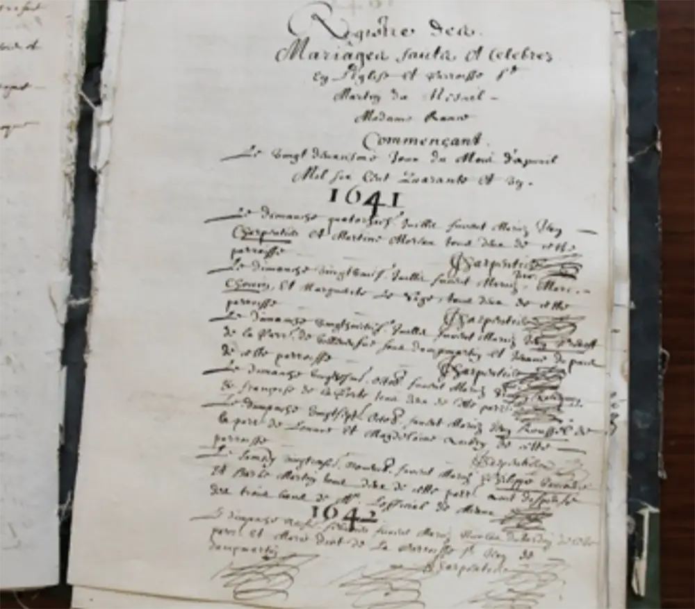 archive texte sur l'histoire du Mesnil-Amelot