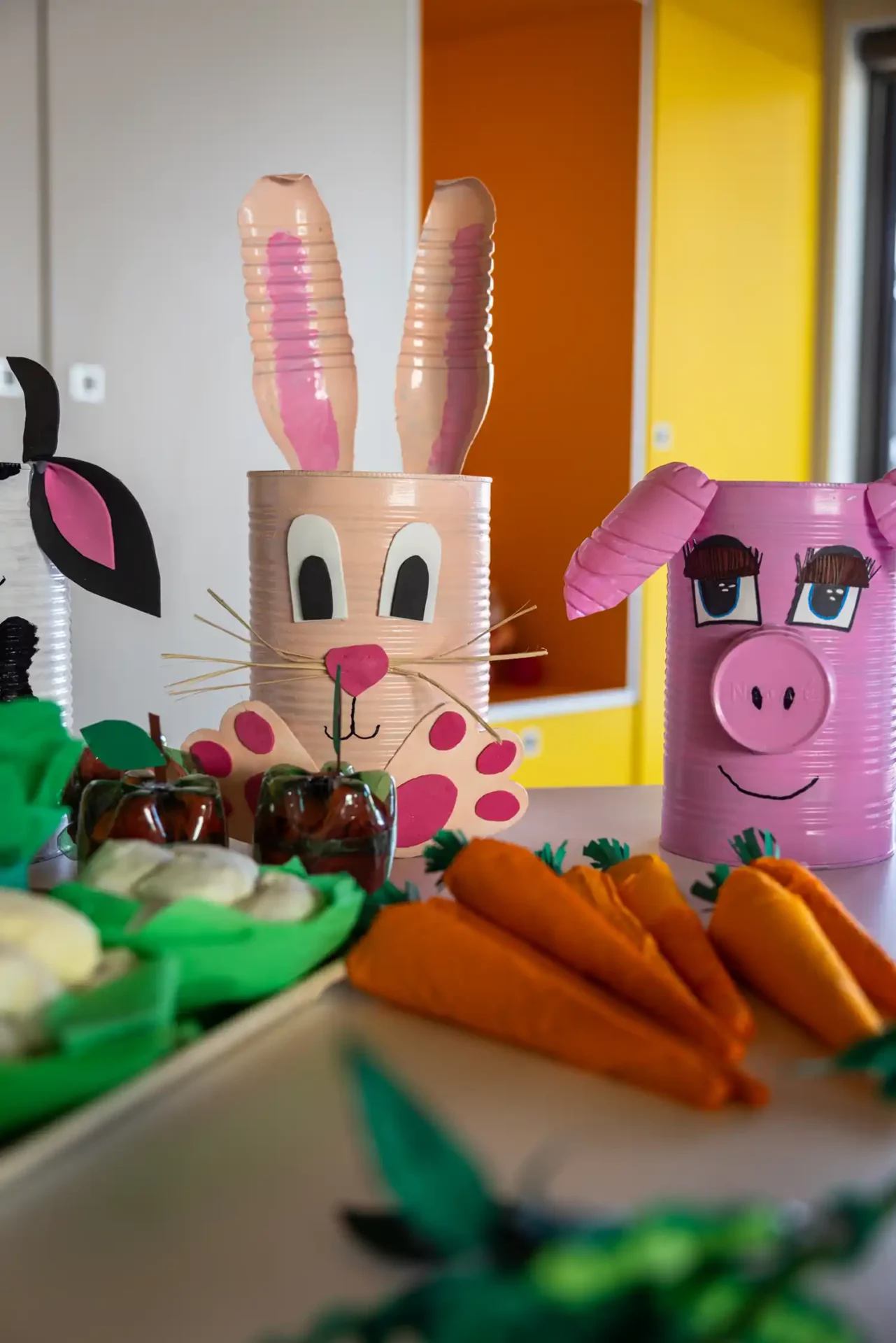 Légumes en plastique école de loisirs Le Mesnil-Amelot