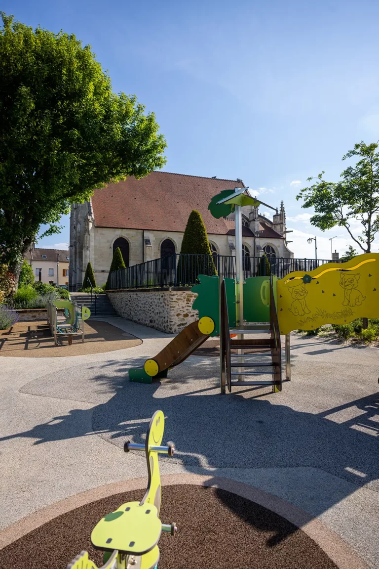 Parc église siège à ressort