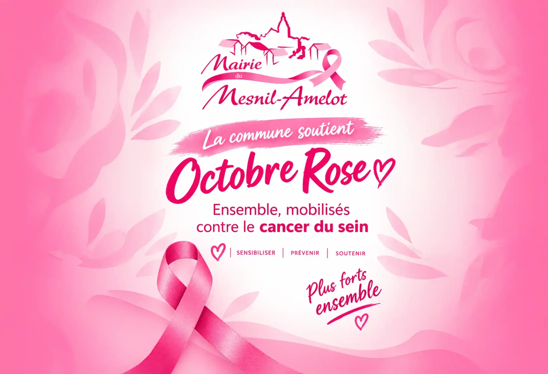 Octobre rose au Mesnil-Amelot