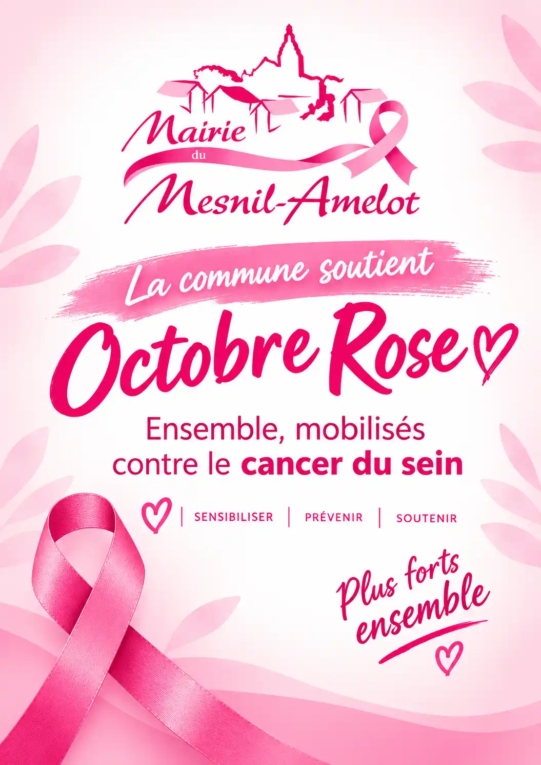 Octobre rose au Mesnil-Amelot